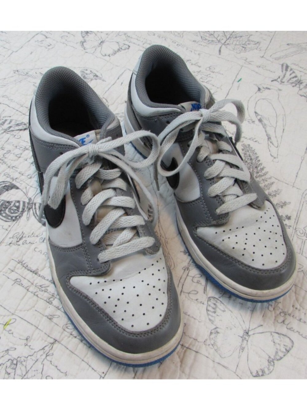 Nike Dunk Low GS Summit White Light Carbon Platinum Tint FB9109-101 Size 7Y